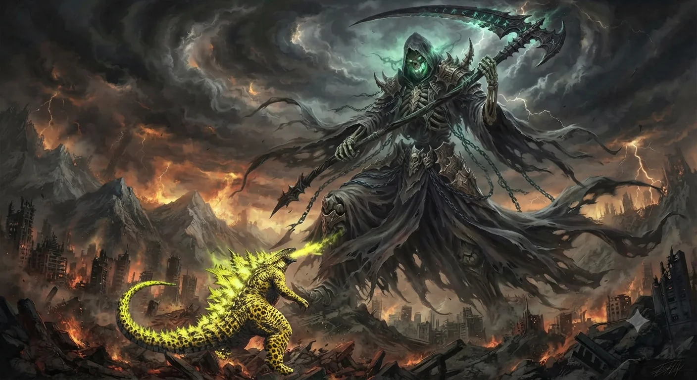 Grand Reaper, a real card from the game